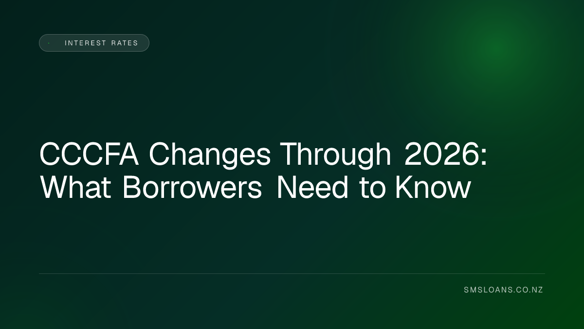 CCCFA Changes Through 2026: What Borrowers Need to Know