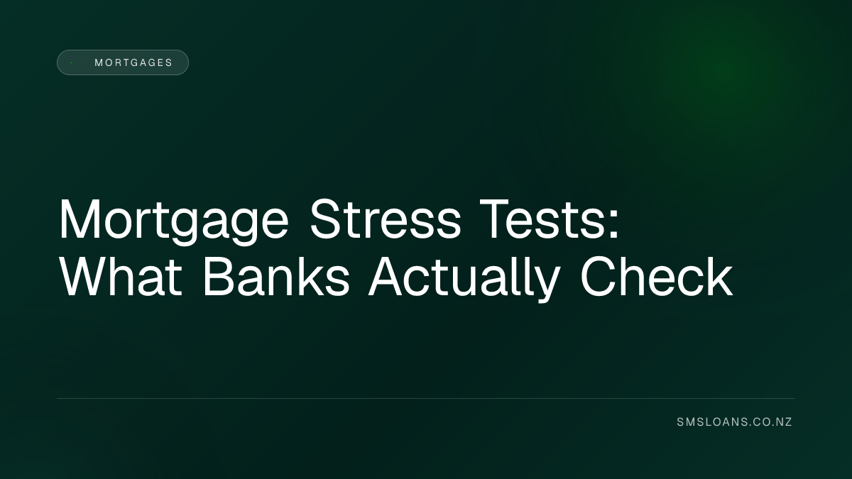 Mortgage Stress Tests: What Banks Actually Check