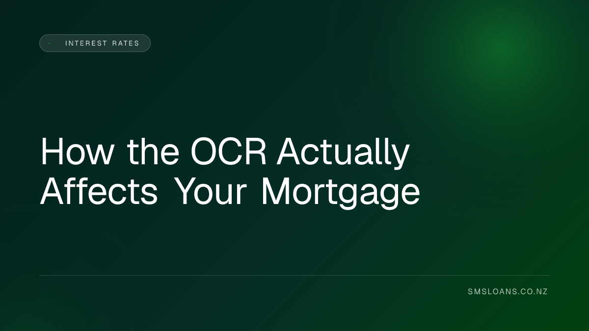 How the OCR Actually Affects Your Mortgage