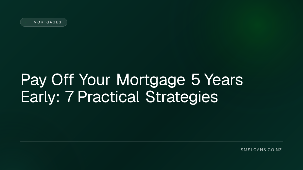 Pay Off Your Mortgage 5 Years Early: 7 Practical Strategies